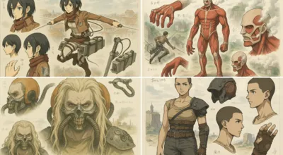 Anime Mecha Stylized Mechanical Design Drawing generated by AIGH AI Graphics Hub