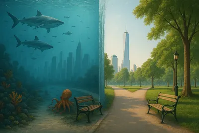 Create Surreal Impossible Image generated by AIGH AI Graphics Hub