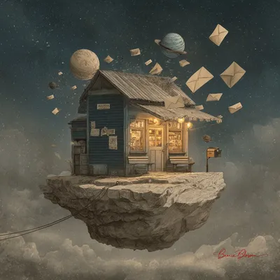 Levitating Magical Realism generated by AIGH AI Graphics Hub