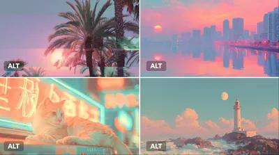 Dreamy Vaporwave Insomnia generated by AIGH AI Graphics Hub