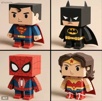 Paper Toy Version generated by AIGH AI Graphics Hub
