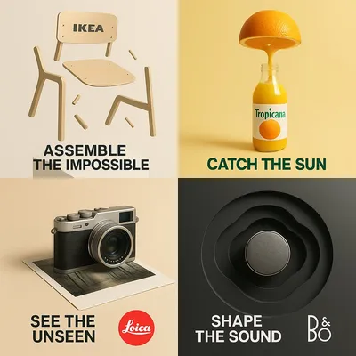 Surrealist Minimalist Concept Ad generated by AIGH AI Graphics Hub