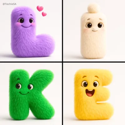 Alphabet Furry Monster Character generated by AIGH AI Graphics Hub