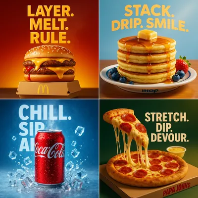 3D Hyper-realistic Food Ad generated by AIGH AI Graphics Hub
