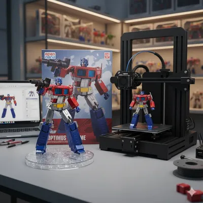 Figure - Premium Packaging with Printer (Optimus Prime) generated by AIGH AI Graphics Hub
