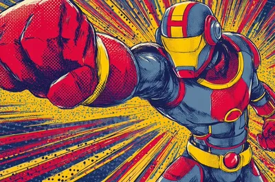 Retro Comic Style Cartoon Illustration generated by AIGH AI Graphics Hub