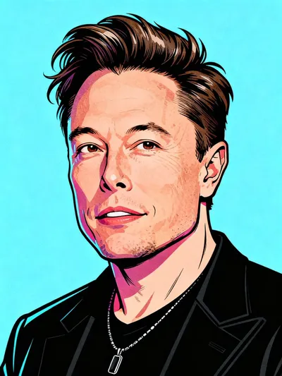 Pop Art Portrait generated by AIGH AI Graphics Hub