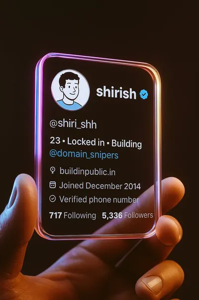 Create 3D Twitter personal profile card generated by AIGH AI Graphics Hub