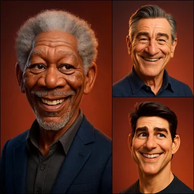 3D Comic Portrait generated by AIGH AI Graphics Hub