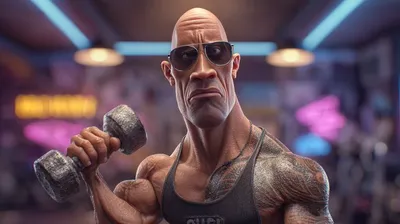 Exaggerated HD full-body comic generated by AIGH AI Graphics Hub