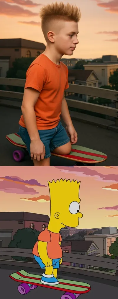 Cartoon Character Transformed into Hyper-realistic Human generated by AIGH AI Graphics Hub