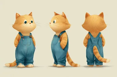 A cute anthropomorphic animal generated by AIGH AI Graphics Hub