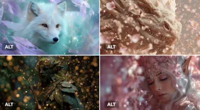 Enchanted Particle Glow generated by AIGH AI Graphics Hub