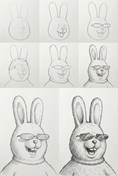 9 Initial Sketches of the Image generated by AIGH AI Graphics Hub