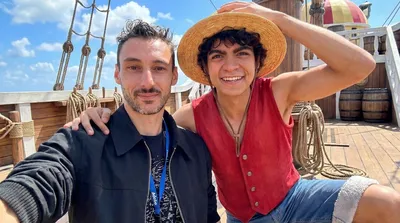 A super cool selfie with Luffy generated by AIGH AI Graphics Hub