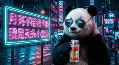 The moon doesn't sleep, I don't sleep generated by AIGH AI Graphics Hub