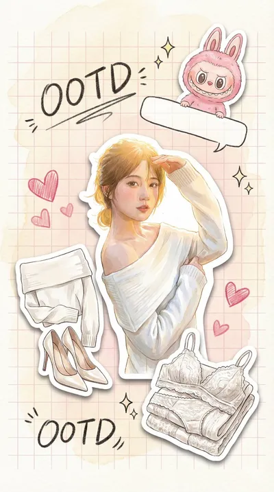 Cream Watercolor Journal generated by AIGH AI Graphics Hub