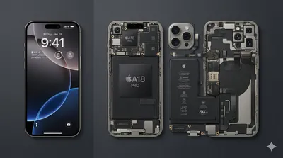iPhone 16 Pro Max Disassembly generated by AIGH AI Graphics Hub