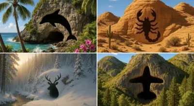 Shape of Landscape Cave Entrance generated by AIGH AI Graphics Hub