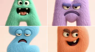 Funny Furry Letters generated by AIGH AI Graphics Hub