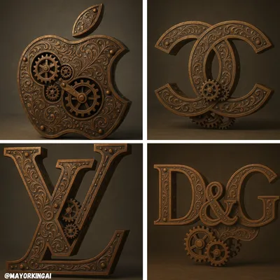 3D Steampunk Logo generated by AIGH AI Graphics Hub